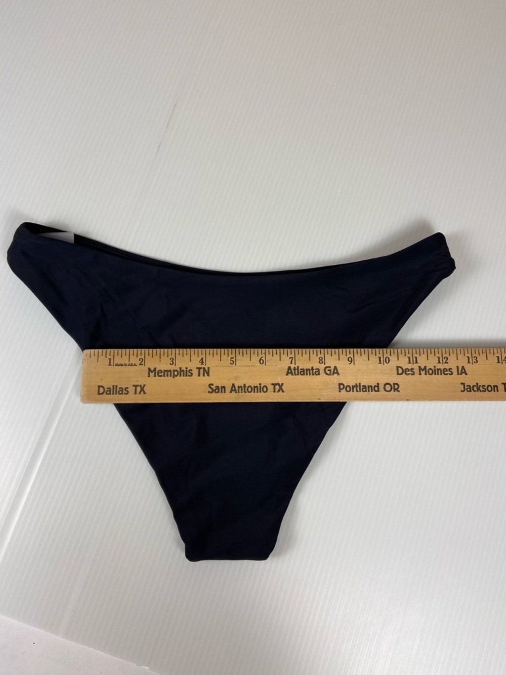 ZAFUL Black Bikini Set Medium Triangle Top High Cut Bottom NWT - Picture 11 of 14